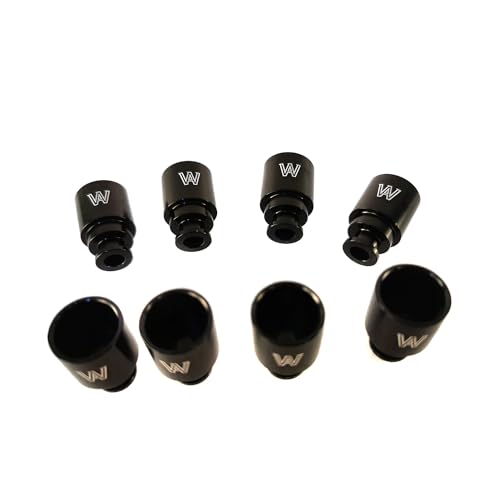 8PCS Injector Top Hats Spacers For GM Truck TBSS NBSS Manifold 6.2L 6.0L 5.3L