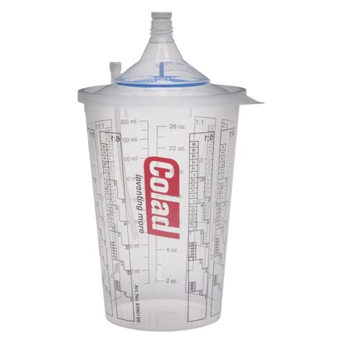 Colad Snap Lid System for Colad Mixing Cups – 900 ml with 130 Micron Strainer for Automotive Paint Mixing, Refinishing & Body Shop Use - color: 130 Micron