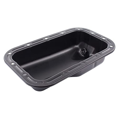NewYall Lower Engine Oil Pan Sump w/Drain Plug