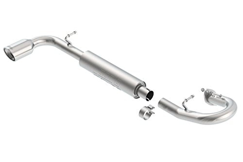BORLA 11813 Axle-Back Performance Exhaust System for 2011-2016 Scion tC 2.5L 4 Cyl. T-304 Stainless Steel S-Type Sound Single Left Rear Exit Single 4.25" x 3.5" Oval Polished T-304 Stainless Steel Tip