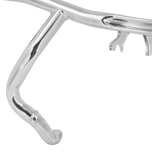 Engine Guard Flat Out Crash Bar for Harley Touring Street Glide Road Glide Road King Electra Glide CVO Ultra Limited 2014-2025 (Chrome) - color: Chrome