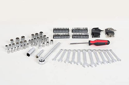 MECHMAX 121-Piece Mechanics Tool Set, 1/4 & 3/8-Inch Drive - style: 121 Piece