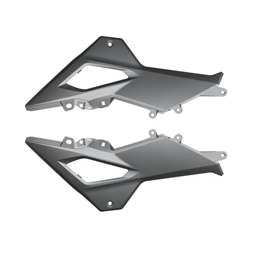 Mokuo Motorcycle Satin Light Gray ABS Bodywork Side Cover Fit For Honda Grom Msx125 SF 2016-2020 Fairings Kit Parts - style: Side Cover