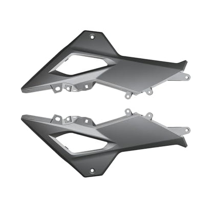 Mokuo Motorcycle Satin Light Gray ABS Bodywork Side Cover Fit For Honda Grom Msx125 SF 2016-2020 Fairings Kit Parts - style: Side Cover