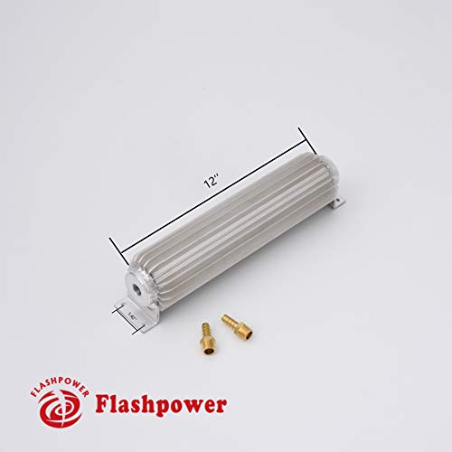 12'' Aluminum Finned Transmission Oil Coolers Single Pass - color: Single Pass, size: 12''