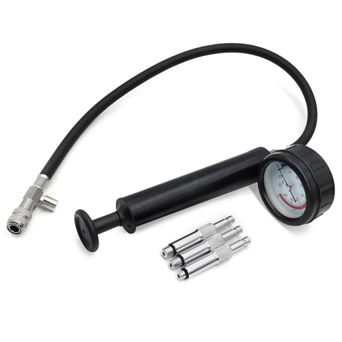 Koetsu Universal Outboard Gearbox Leak Tester Kit, Complete Vacuum & Pressure Test System with M10/M9/M8 Adapters for Marine Boat Motor Lower Unit Seal Inspection, 60cm Hose & Protective Case Included