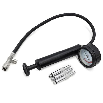 Koetsu Universal Outboard Gearbox Leak Tester Kit, Complete Vacuum & Pressure Test System with M10/M9/M8 Adapters for Marine Boat Motor Lower Unit Seal Inspection, 60cm Hose & Protective Case Included