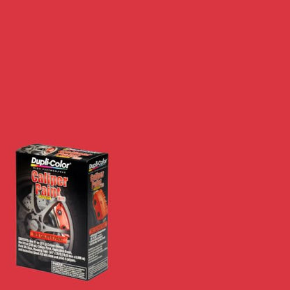 Dupli-Color Brake Caliper Paint Kit, Gloss, Red, 8 oz