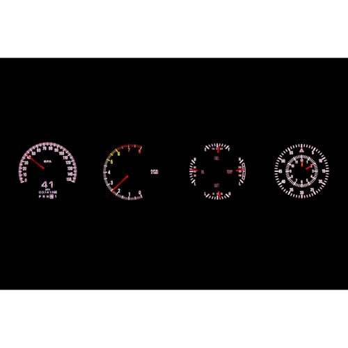 Dakota Digital RTX-70D-CLG-X Retrotech Gauge Instrument System Compatible with 1970-74 Challenger and 1970-74 Cuda with Rallye Dash