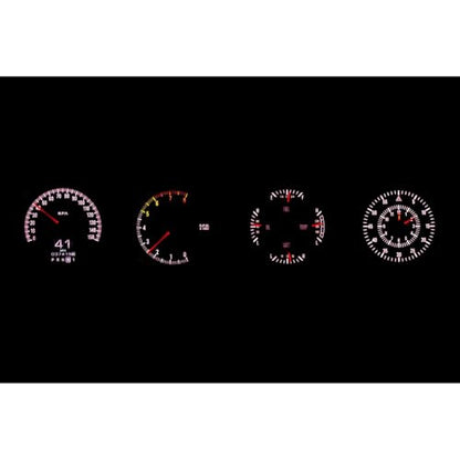 Dakota Digital RTX-70D-CLG-X Retrotech Gauge Instrument System Compatible with 1970-74 Challenger and 1970-74 Cuda with Rallye Dash
