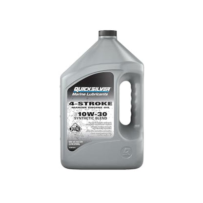 Quicksilver 10W-30 Marine Engine Oil - style: Synthetic blend