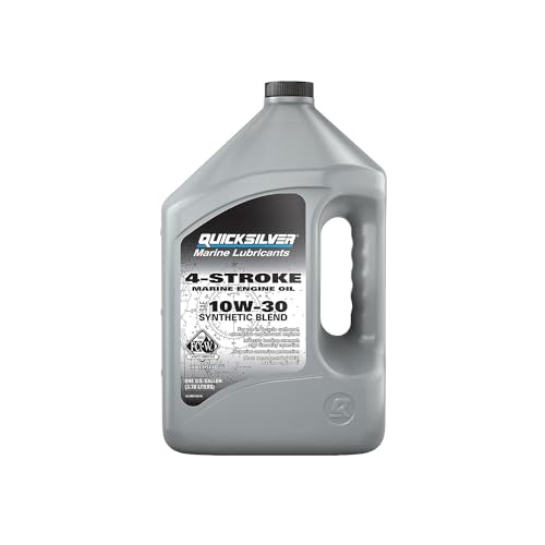 Quicksilver 10W-30 Marine Engine Oil - style: Synthetic blend