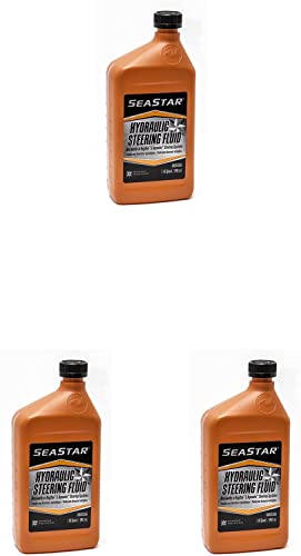 Dometic SeaStar Hydraulic Steering Fluid, HA5430H, 1 Quart (Three Pack)