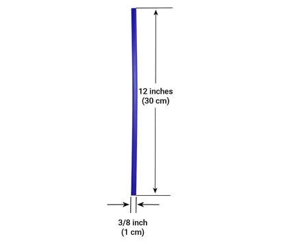 Polyvance High Density Polyethylene (HDPE) Plastic Welding Rod, 3/8" x 1/16", 30 ft., Blue