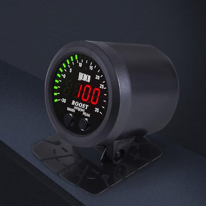 Universal Turbo Boost/Vacuum Gauge Kit Red LED Light 2-1/16" - color: Turbo Boost/Vacuum Gauge