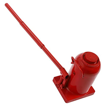 50 Ton (1102,31 lbs) Lifting Automotive Welded Hydraulic Bottle Jack, Hydraulic Stubby Low Profile Welded Bottle Jack for Repair Vehicle, Pickup, Truck, w/Manual Handle, Red, ﻿ - color: 50 Ton