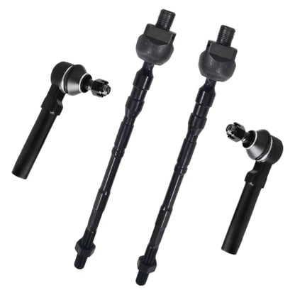 4pc Front Inner and Outer Tie Rod End ES3712 EV800049 - size: ES3712 EV800049