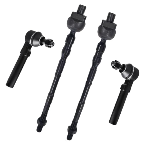 4pc Front Inner and Outer Tie Rod End ES3712 EV800049 - size: ES3712 EV800049
