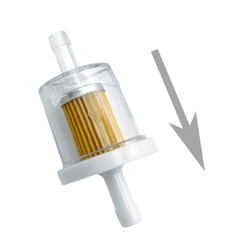 Strongthium 3/16" 1/4" ID 691035 Inline Fuel Gas Filter Kit - size: 1/4 2pcs + 3/16 2pcs