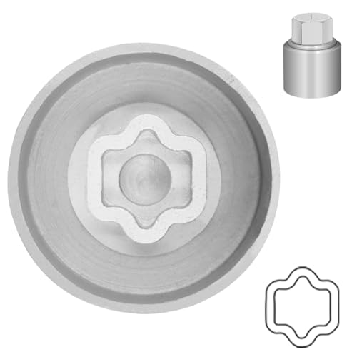 Type F Wheel Locking Nut Key for Land Rover, Lug Nut Removal Tool - size: Socket F