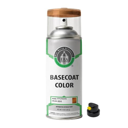ERA Paints - R9A - Vitamin C Metallic for HYUNDAI Exact OEM Color Match Automotive Touch Up Paint for Cars - Spray Paint with Premium Spray Nozzle - Basic Kit - Made in USA - style: Spray - Basic Kit