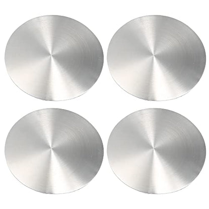 X AUTOHAUX 4pcs 70mm Silver Tone Car Universal Wheel Center Hub Caps Emblem Badge Decal Sticker - size: 70mm