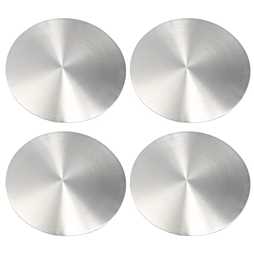 X AUTOHAUX 75mm Silver Tone Car Universal Wheel Center Hub 4pcs - size: 75mm