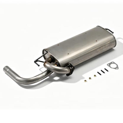 Stainless Steel Rear Exhaust Muffler for OUTLANDER Sport 2011-2019 E36H - size: For 2011-2019 OUTLANDER Sport