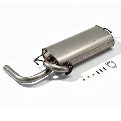 Stainless Steel Rear Exhaust Muffler for OUTLANDER Sport 2011-2019 E36H - size: For 2011-2019 OUTLANDER Sport