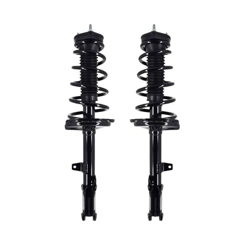PM Auto Pair of 2 Rear Left-Right Quick Complete Strut-Coil Spring Assembly Replacement For 2008-2013 Toyota Highlander, 2013-2016 Toyota Venza