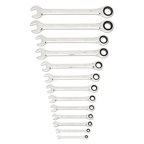 GEARWRENCH 25 Pc. Combination Ratcheting Wrench Set, SAE/MM - 86700 (Pack of 2) - size: 30 PC (Pack of 2)