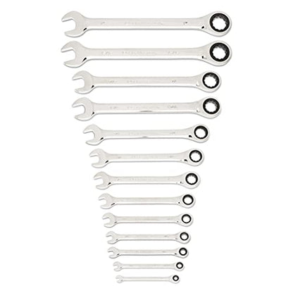 GEARWRENCH 25 Pc. Combination Ratcheting Wrench Set, SAE/MM - 86700 (Pack of 2) - size: 30 PC (Pack of 2)