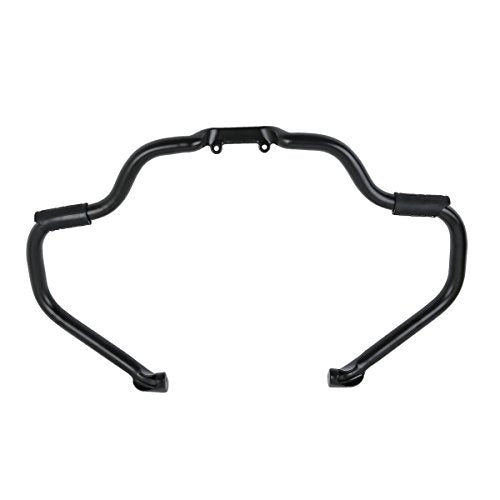 TCT-MOTORPARTS Mustache Engine Guard Highway Crash Bar+ Matte Black Lower Fairing Kit Fit for Indian Roadmaster 2023-2025 Springfield Dark Horse 2016-2025 - color: Black Crash Bar+Matte Black Fairing