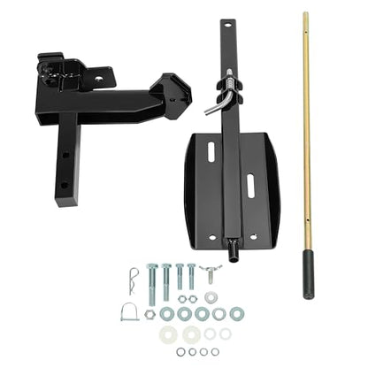 Kojem RV Spare Tire Carrier for 16" 16.5" 19.5" 22.5" and 24" RV Motorhomes 2" Drop Dually Wheels