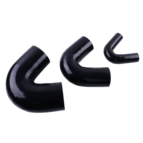 135 Degree ID 1"(25mm) Elbow Silicone Hose Intake Intercooler Coupler 1" inch Pipe,Length 102mm One Leg,4-Ply Thickness 5.4 mm - size: 135ID25(1")