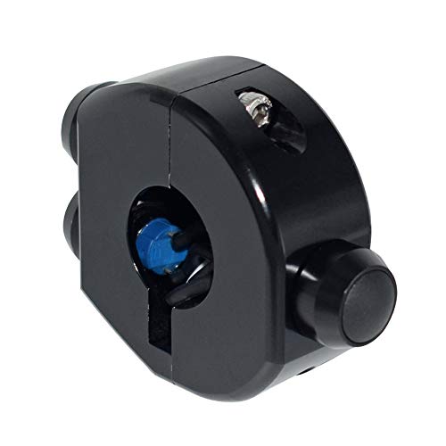 1" CNC Aluminum Alloy Motorcycle Switches Handlebar Mount Switch Headlight Fog Light ON Off Start Kill Horn Lock Reset Button