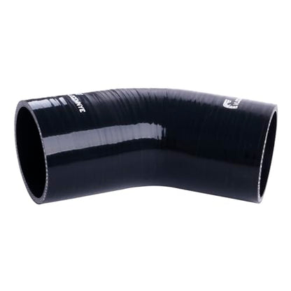 Silicone Reinforced Turbo/Intercooler/Intake Piping Coupler Industrial Hydraulic Hoses 4-Ply(5.4mm) (45 Degree ID 3 inch (76mm)) - style: 45 Degree ID 3 inch (76mm)