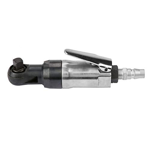 Pneumatic Air Ratchet Wrench, Square Drive Professional Tool, Lever Control, Lightweight and Compact, Ideal for Tight Spaces, Suitable for Shipbuilding, Machinery, Auto Industry (1/4) - size: 1/4