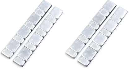 F FIERCE CYCLE 2.1oz Adhesive Back Wheel Balance Weights Strips for Motorcycle 124 x 18mm 2pcs (Pack of 2) - size: 14 x 10 x 1.5 cm (Pack of 2)
