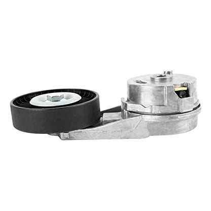 KAX 38177 Belt Tensioner Assembly with Pulley for Equinox, Malibu, Terrain, Cobalt, HHR, Verano, Ion, Cavalier, Vue, G6, Solstice, Classic, Aura, Sky, Regal, G5, L200, 9-3, LaCrosse, Alero, Sunfire - size: 38177