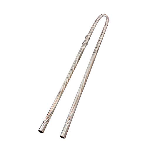 COLOR TREE 78.7inch Universal Stainless Steel Exhaust Pipe 1inch ID Parking Air Heater Tank Diesel Gas Vent Hose Length for Car Truck - size: 2M / 2.5CM