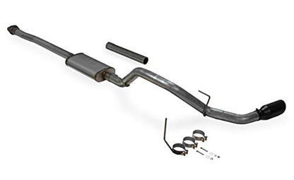 Flowmaster 717864 FlowFX Cat-Back Exhaust Kit 3 Inch 409 Stainless Steel 4.5 Inch Black Ceramic Coated 304 Stainless Steel Tip Compatible with 2009-2014 Ford F-150 3.5L Ecoboost 4.6L 5.0L 5.4L