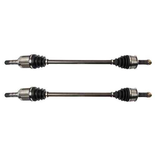 TRQ Front 2 Piece CV Axle Shaft Assembly Set - style: CSA32952