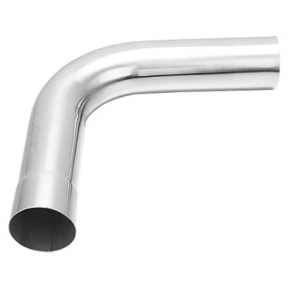 A-KARCK Exhaust 90 Degree Tube 2" OD, Stainless Steel Exhaust Pipe Mandrel Bend, Custom Your Own Exhaust System - size: 2.0", style: 90 Degree