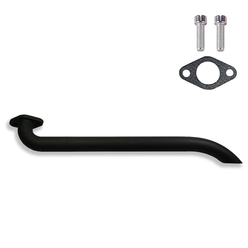 JMCHstore Mini Bike Header Pipe for Coleman B100 Mega moto MM80 Black - color: Black