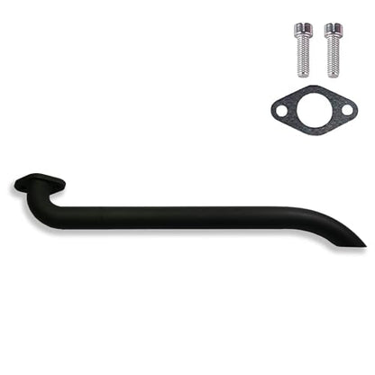 JMCHstore Mini Bike Header Pipe for Coleman B100 Mega moto MM80 Black - color: Black