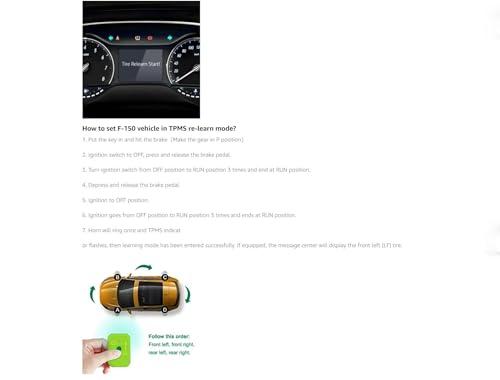 JDIAG TPMS Sensor Tool, TPMS Relearn Tool for Ford F150 Lincoln Mercury