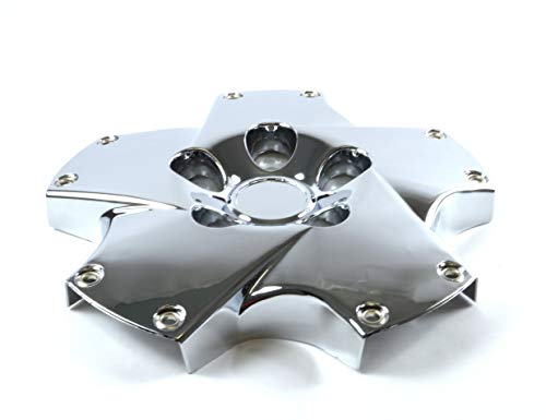 Set of 4 New 18 inch 5 Spoke Chrome Twist Style Wheel Hub Center Caps Covers Replacement for 2002-2007 Lexus SC430