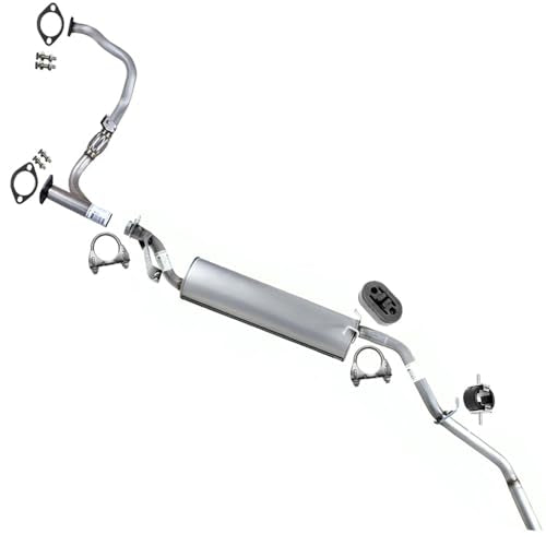Northeastern Exhaust Stainless Steel Y-Pipe Muffler Assembly Compatible for Nissan X-terra 2002-2004 3.3L, Free Gaskets, Hanger and Clamps Included