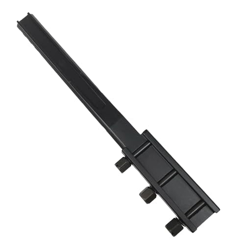 24-Slot Picatinny Rail Riser Mount (1"/0.83"/0.5" Height), 10" Length Flat Top Mount Adapter and Optics Riser Mount - style: Medium - 0.83"